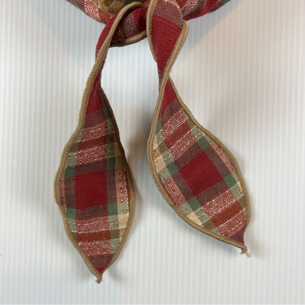 Longaberger Orchard Park Plaid 2001 Large Easter Basket Liner - Picture 7 of 12
